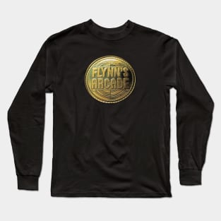 Flynn's Arcade Token Long Sleeve T-Shirt